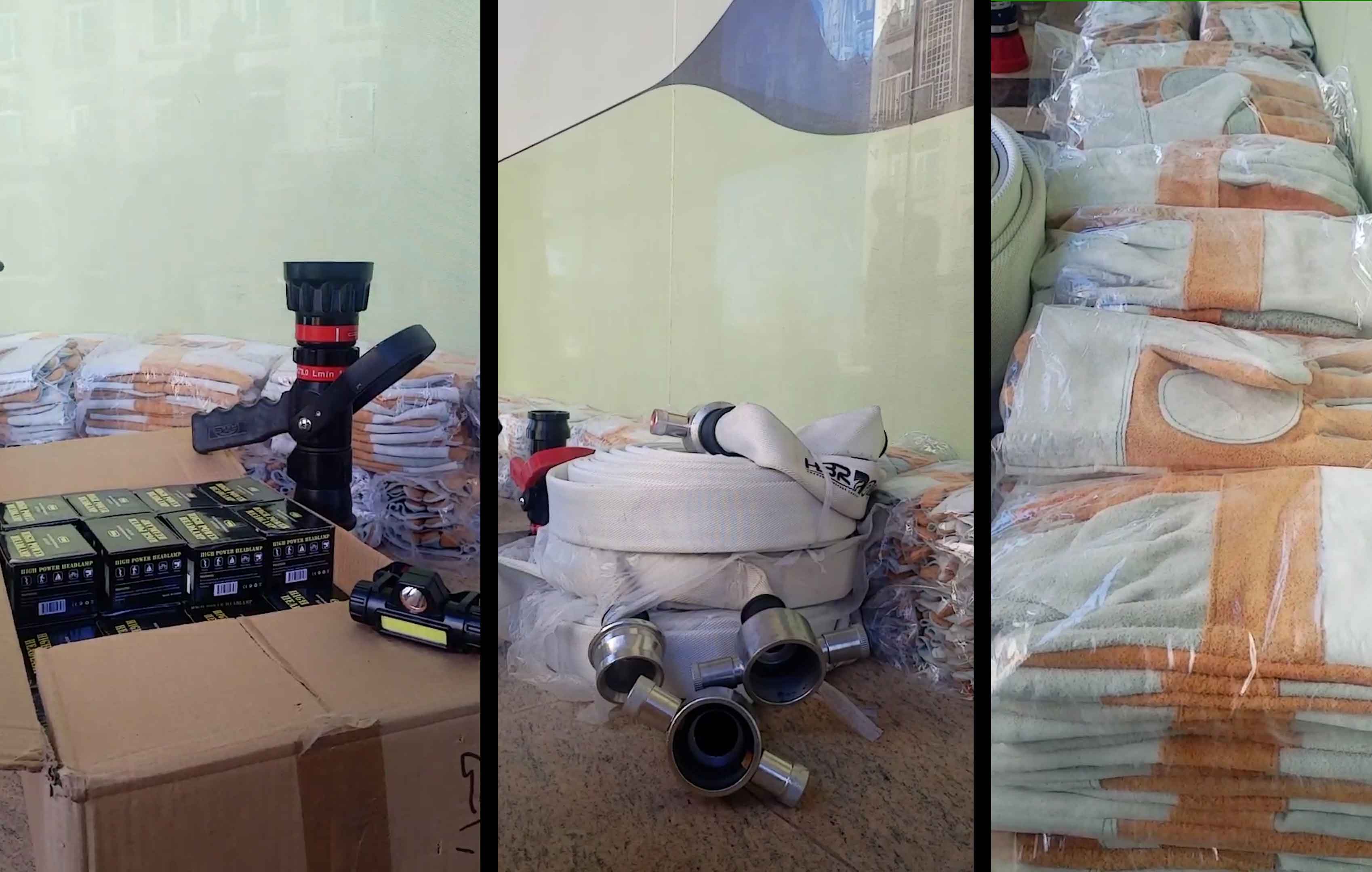 مساندة الجهود الحكومية لإخماد الحرائق